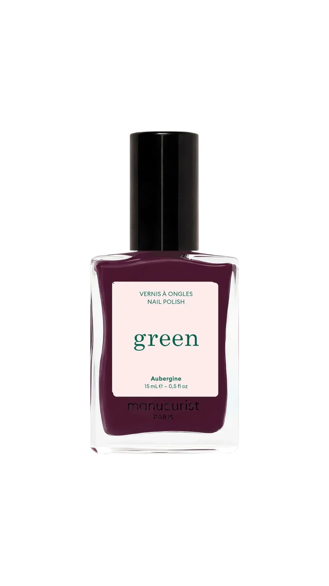 Лак для нігтів з темним баклажановим відтінком Aubergine 15ml, Manucurist