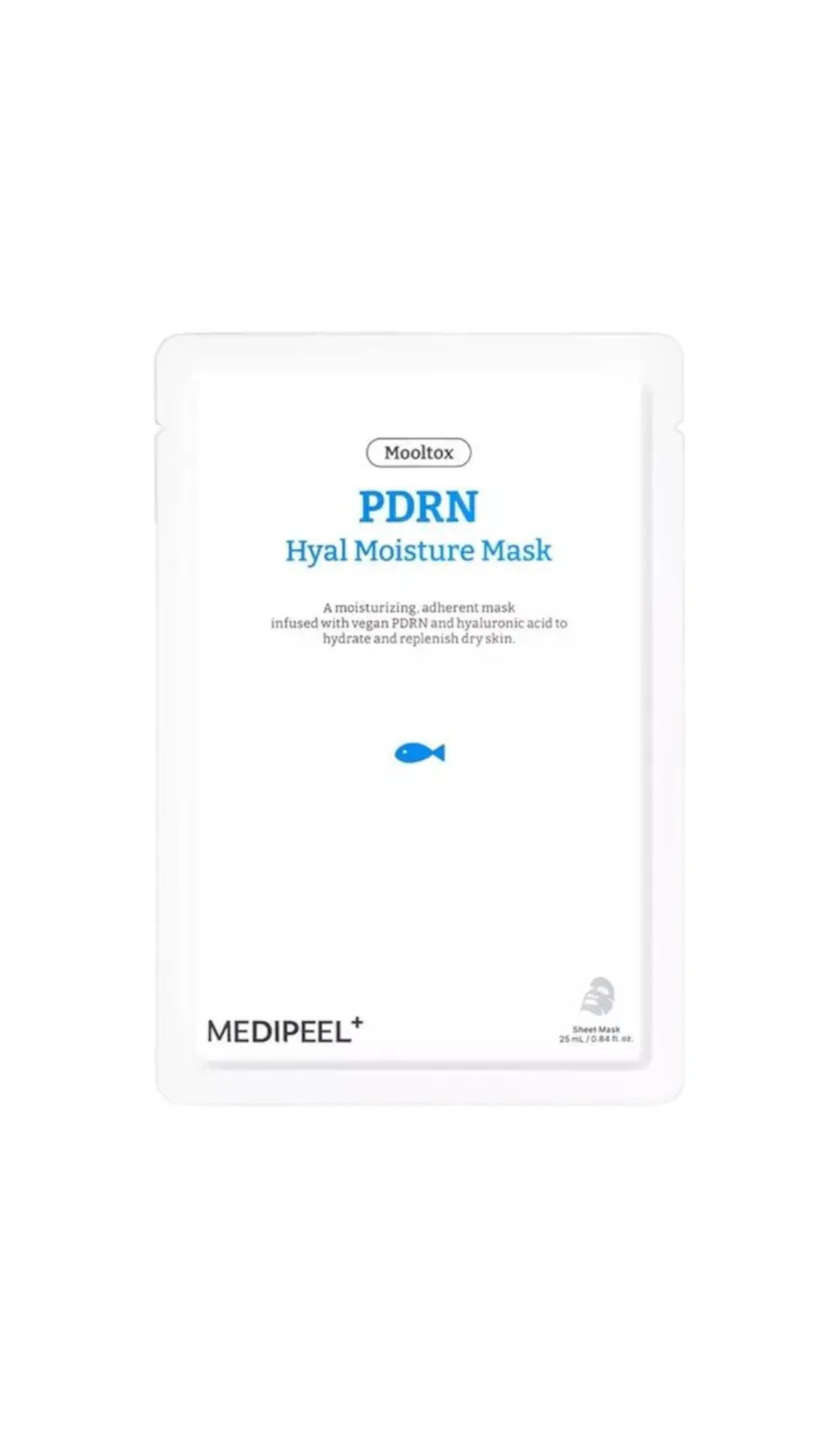 Зволожуюча маска для обличчя Mooltox PDRN Hyal Moisture Mask 25ml, Medi-Peel