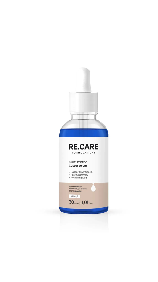 Мультипептидна сироватка для обличчя з пептидом міді Multi-Peptide Copper Serum 30ml, Recare