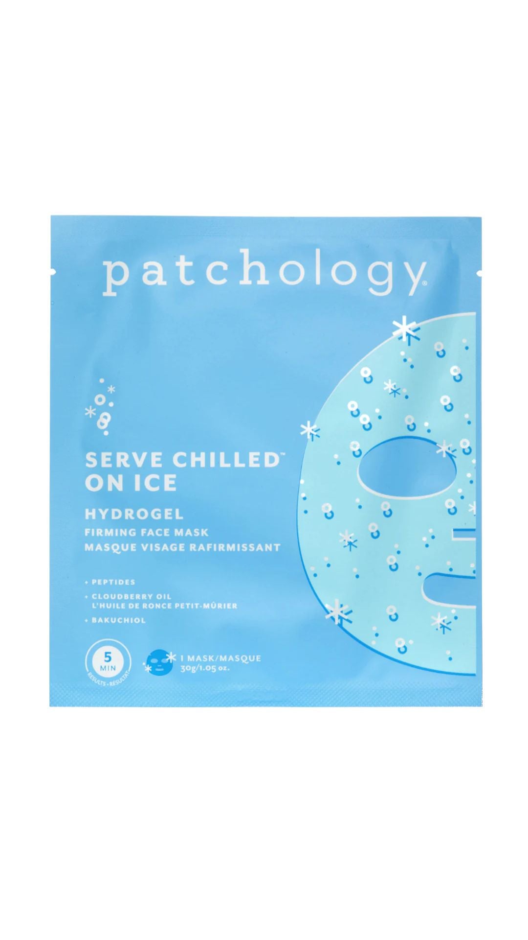 Охолоджуюча та зміцнююча гідрогелева маска, Iced Hydrogel Mask, Patchology