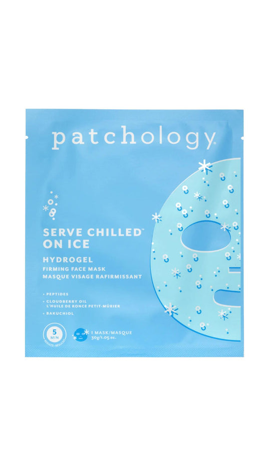 Охолоджуюча та зміцнююча гідрогелева маска, Iced Hydrogel Mask, Patchology
