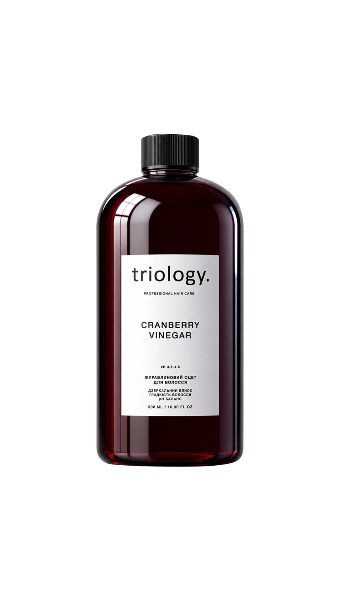 Журавлиновий оцет для волосся 500ml, Triology.