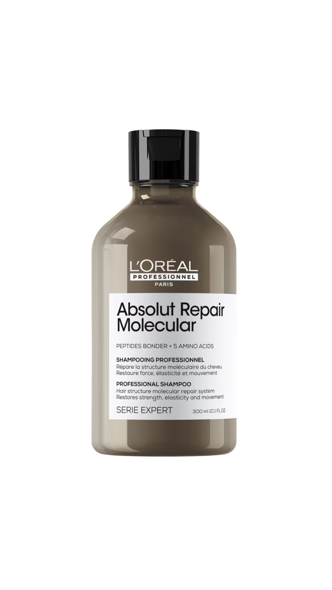 Шампунь для молекулярного відновлення структури пошкодженого волосся Absolut Repair Molecular Professional Shampoo 300ml,  L'Oreal Professionnel