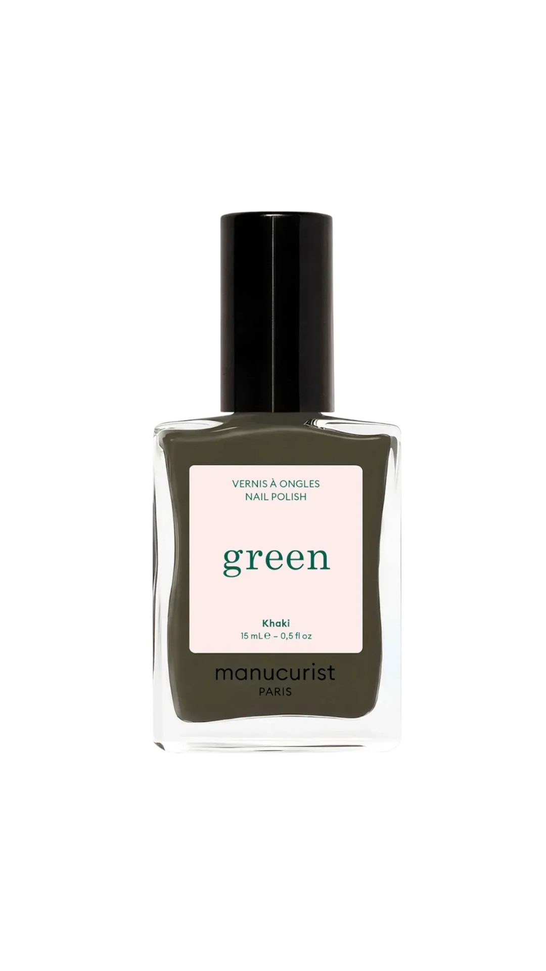 Лак для нігтів з оливково-зеленим відтінком Khaki 15ml, Manucurist