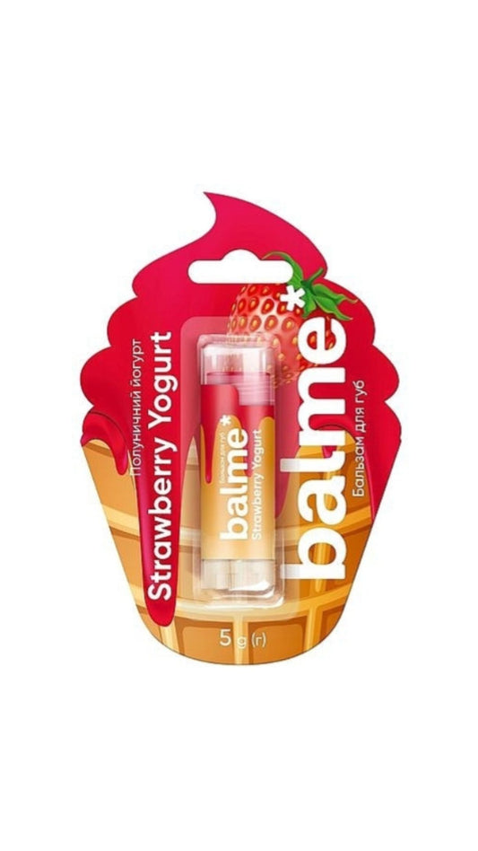 Бальзам для губ "Полуничний йогурт" Strawberry Yogurt Lip Balm, Balme