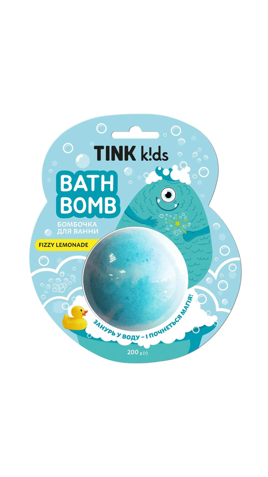 Бомбочка для ванни Fizzy Lemonade 200g, Tink kids