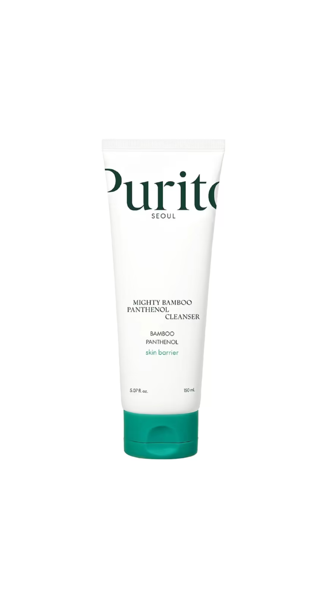 Гель для вмивання з екстрактом бамбука та пантенолом Seoul Mighty Bamboo Panthenol Cleanser 150ml, Purito