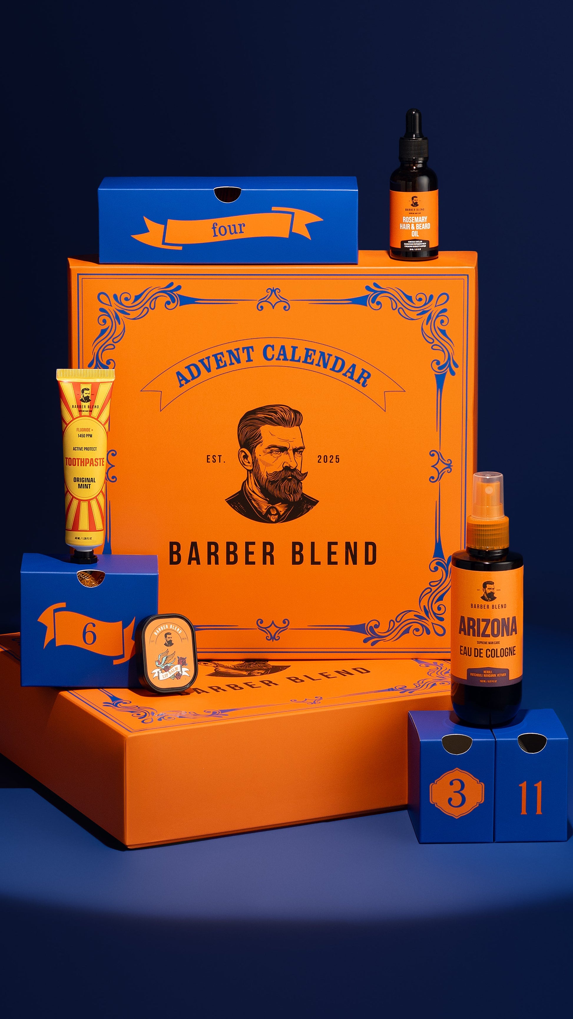 Адвент календар для чоловіків, Advent Calendar, BARBER BLEND