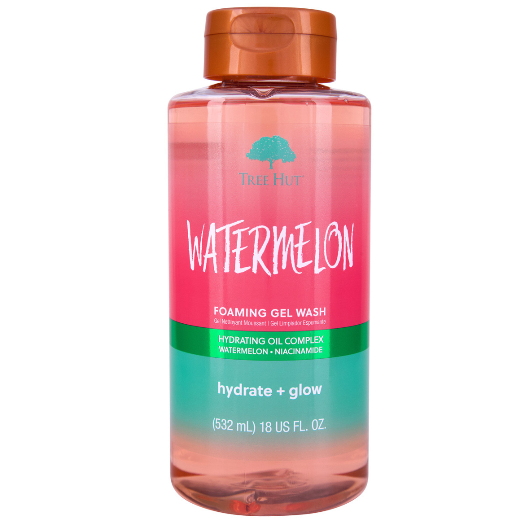 Гель для душу з ароматом кавуна Watermelon Foaming Gel Wash, TREE HUT