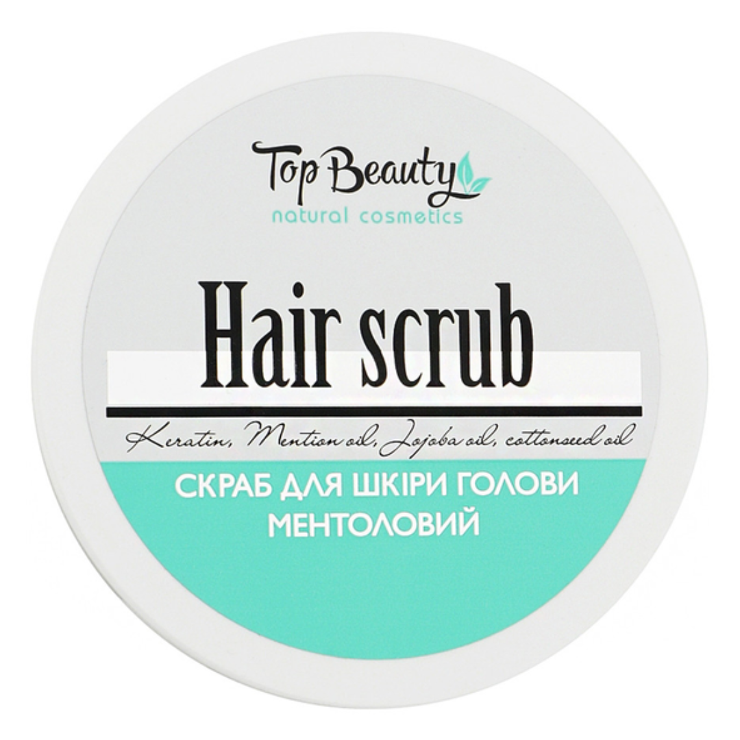 Скраб для шкіри голови ментоловий Hair Scrab, Top Beauty