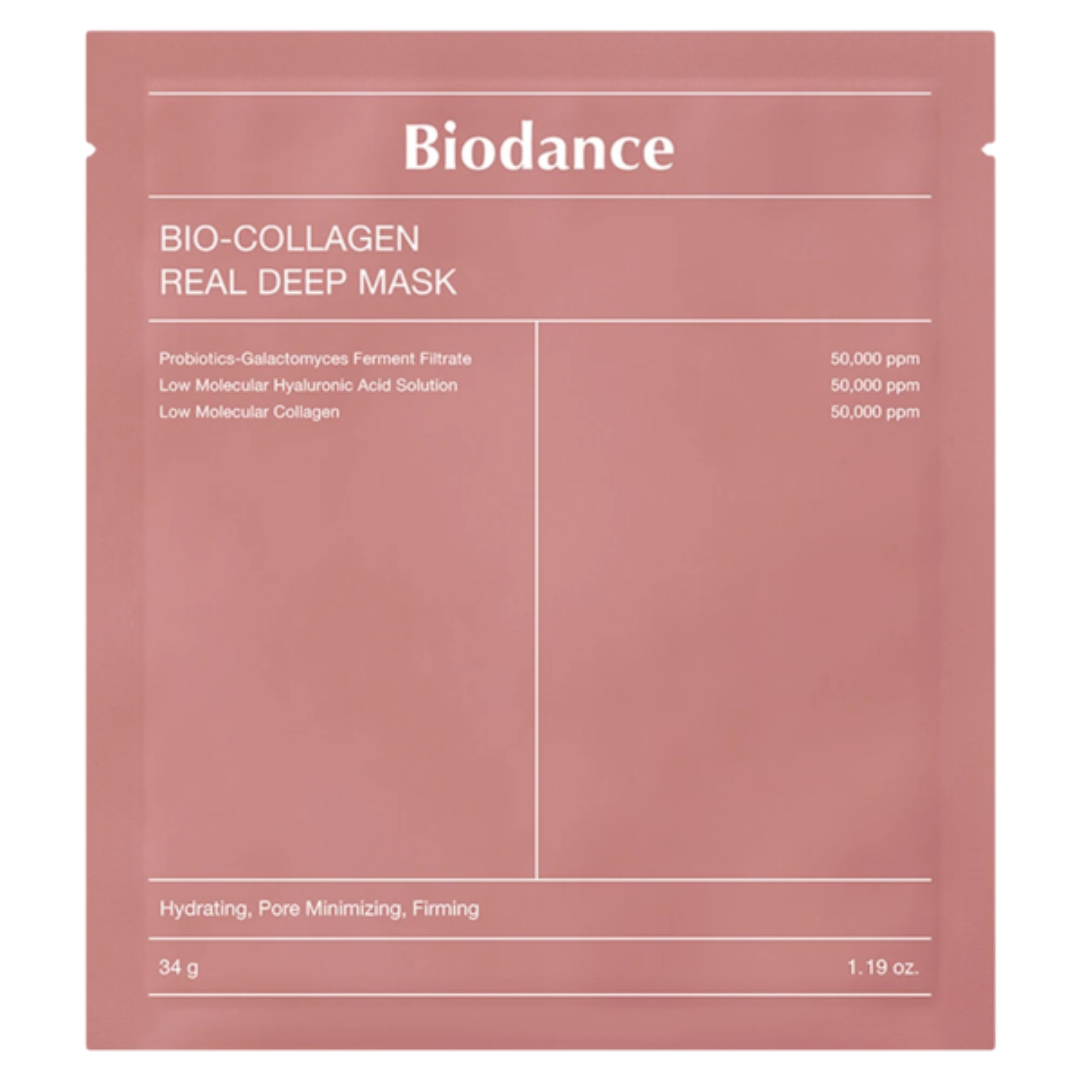 Нічна гідрогелева маска з колагеном Bio-Collagen Real Deep Mask, BIODANCE