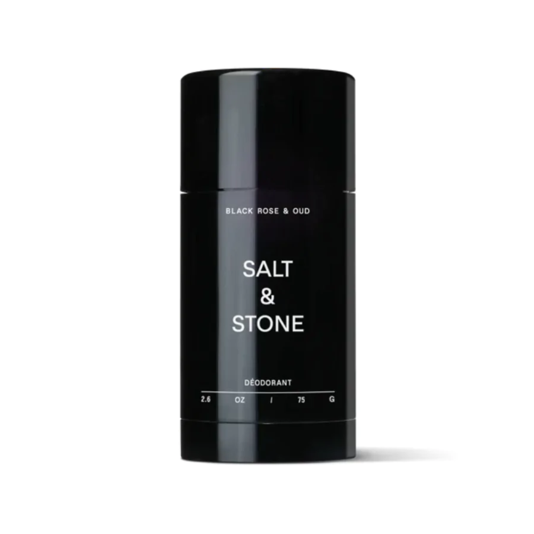Натуральний дезодорант з ароматом чорної троянди та уда Natural Deodorant Black Rose & Oud, SALT & STONE