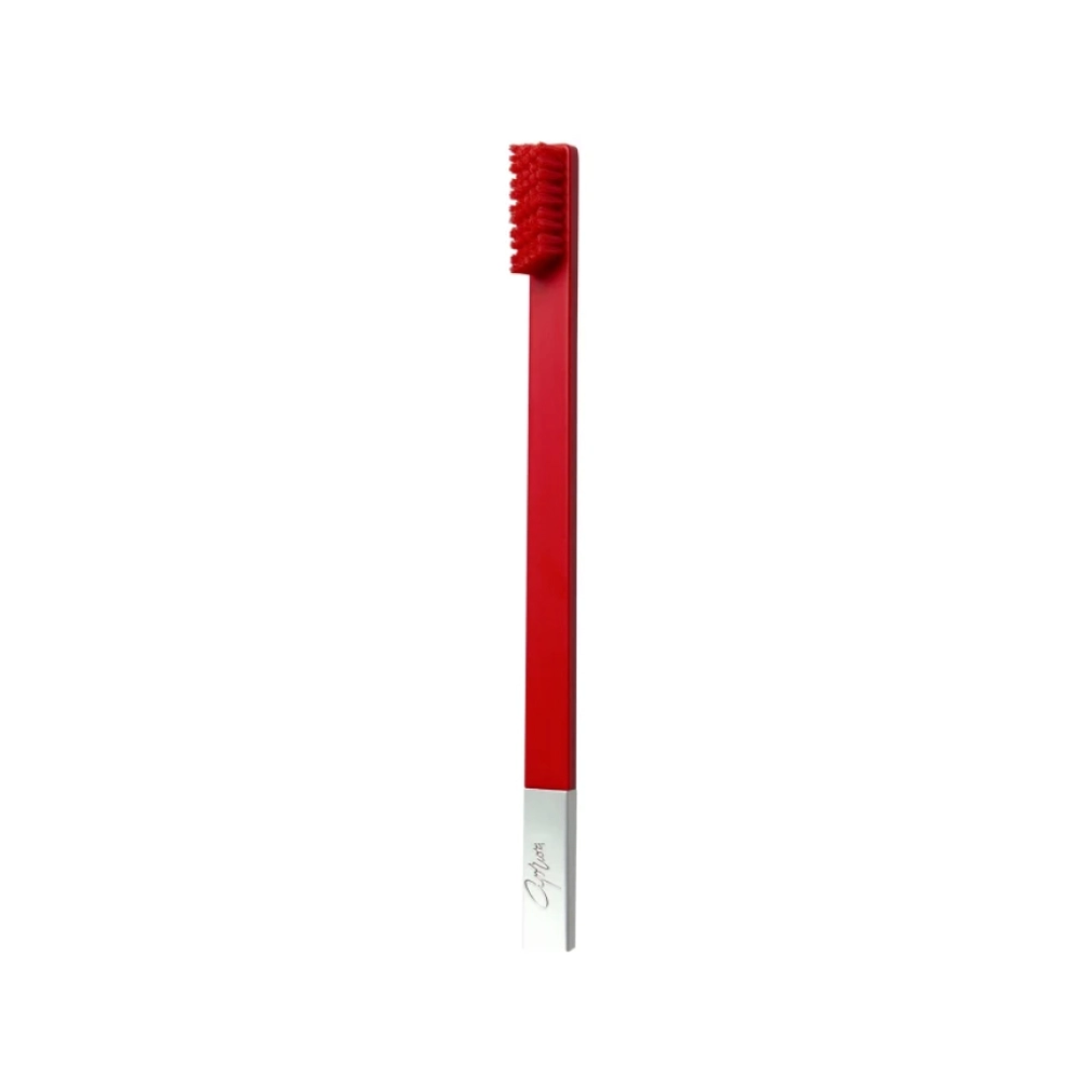 Зубна щітка SLIM Carmine Red/Silver Medium Toothbrush, APRIORI