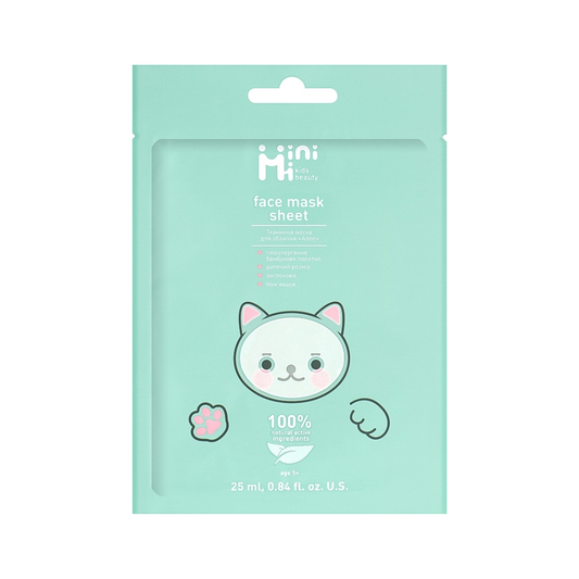 Тканина маска для обличчя “Йогурт” Face Mask, MiniMi