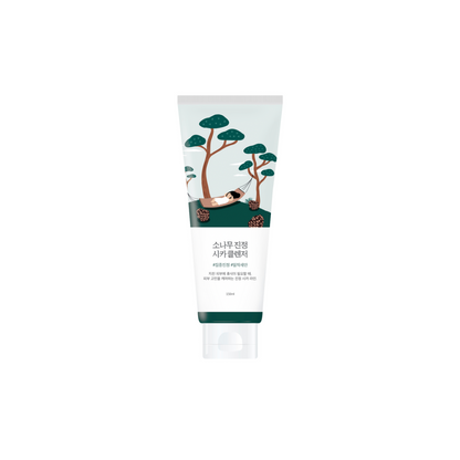 Очищувальна пінка з екстрактом голок сосни Pine Calming Cica Cleanser, ROUND LAB