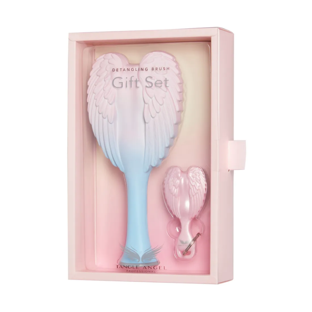 Подарунковий набір Tangle Angel 2.0 & Keyring Detangling Gift Set Pink, Tangle Angel