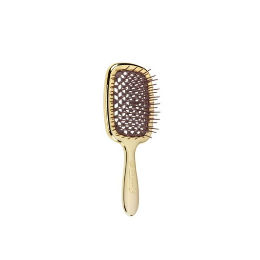 Гребінець для волосся  Золото з коричневим Superbrush Small , Janeke