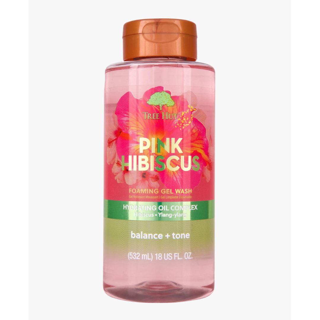 Гель для душу Pink Hibiscus Foaming Gel Wash, Tree Hut