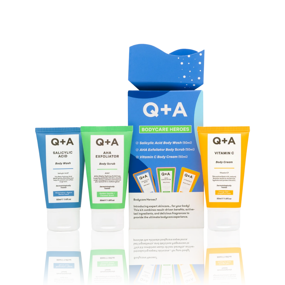 Подарунковий набір для тіла Bodycare Heroes Gift Set, Q+A