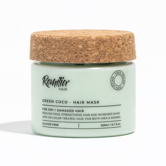 Відновлююча маска для волосся "GREEN COCO" Green coco hair mask, REMILIA