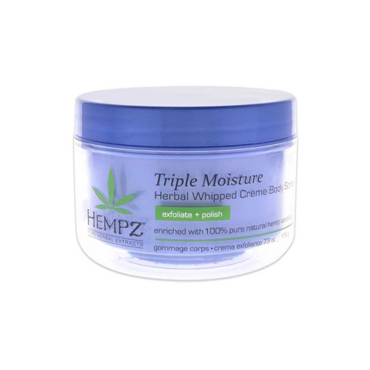 Скраб для тіла потрійної дії Triple Moisture Herbal Whipped Creme Body Scrub, Hempz