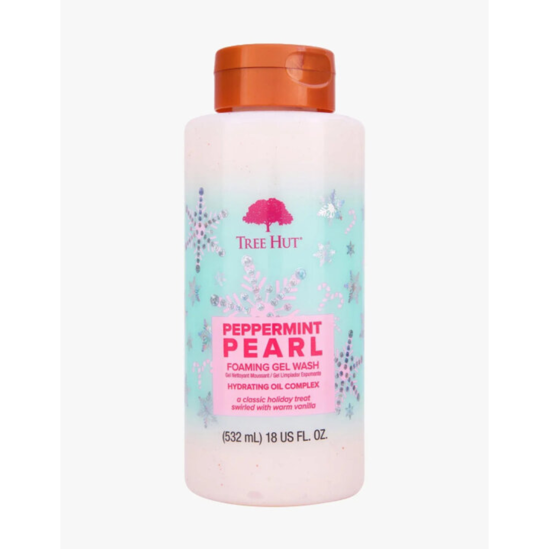 Гель для душу Peppermint Pearl Foaming Gel Wash, Tree Hut