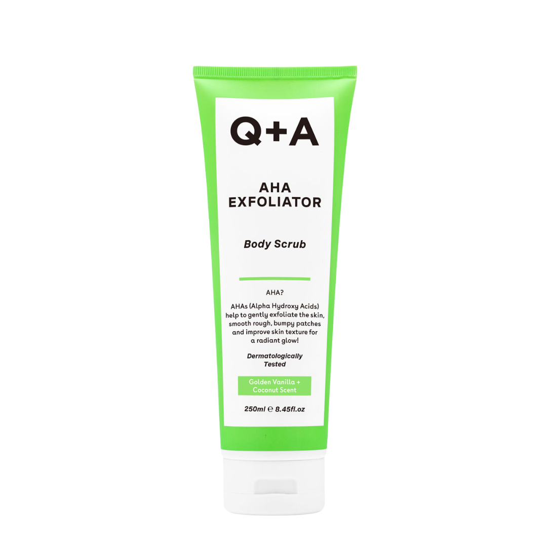 Скраб для тіла з АНА-кислотами AHA Exfoliator Body Scrub, Q+A