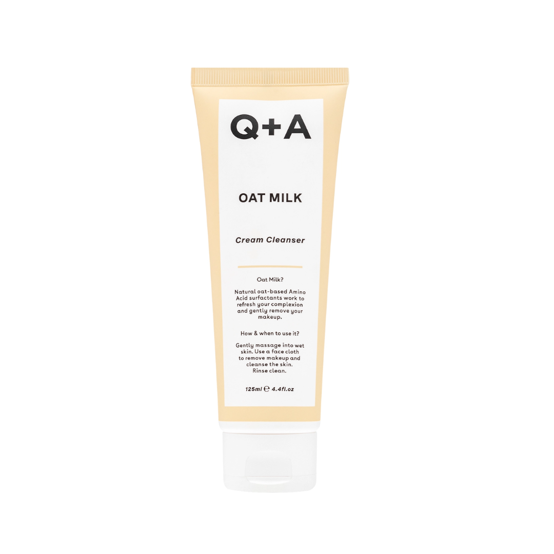 Очищувальний крем з вівсяним молоком Oat Milk Cream Cleanser, Q+A