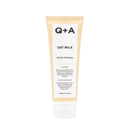 Очищувальний крем з вівсяним молоком Oat Milk Cream Cleanser, Q+A