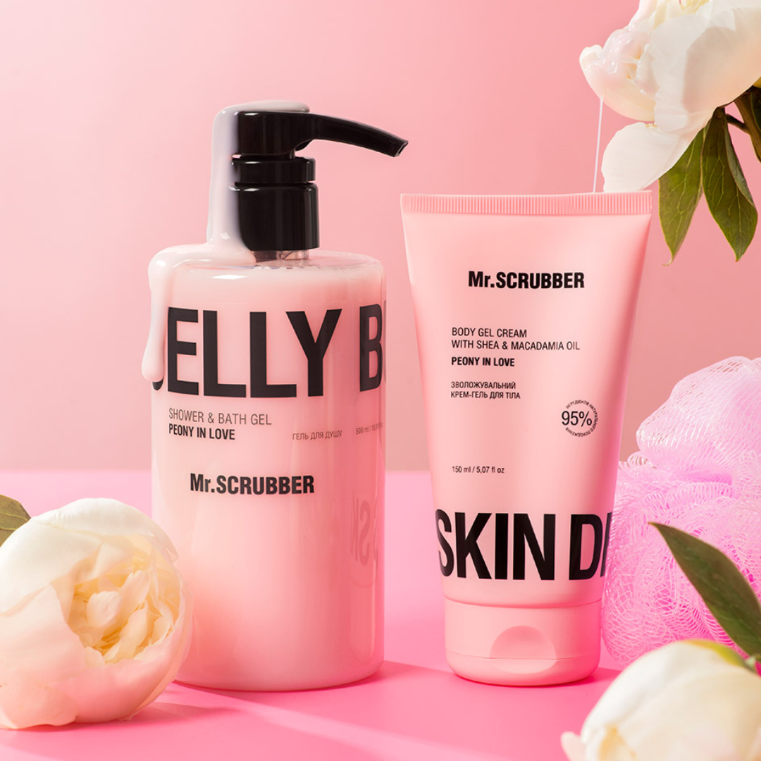 Гель для душу Jelly Bubbles Peony in Love, Mr.SCRUBBER