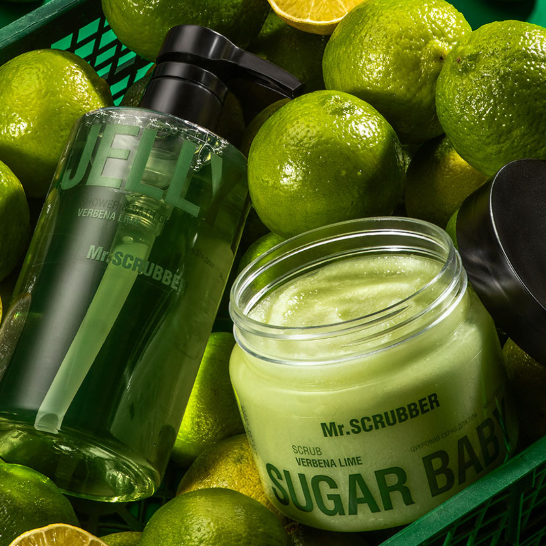 Гель для душу Jelly Bubbles Verbena Lime, Mr.SCRUBBER