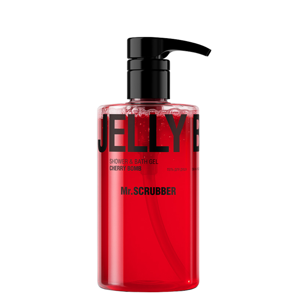 Гель для душу Jelly Bubbles Cherry Bomb, Mr.SCRUBBER