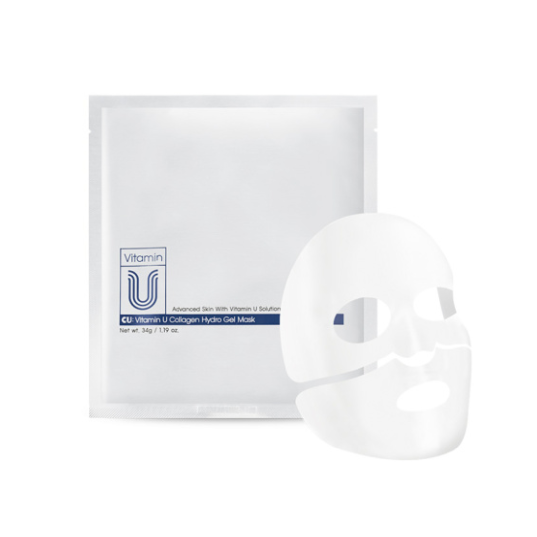 Гідрогелева маска для сяйва шкіри Vitamin U Collagen Hydro Gel Mask, CUSKIN