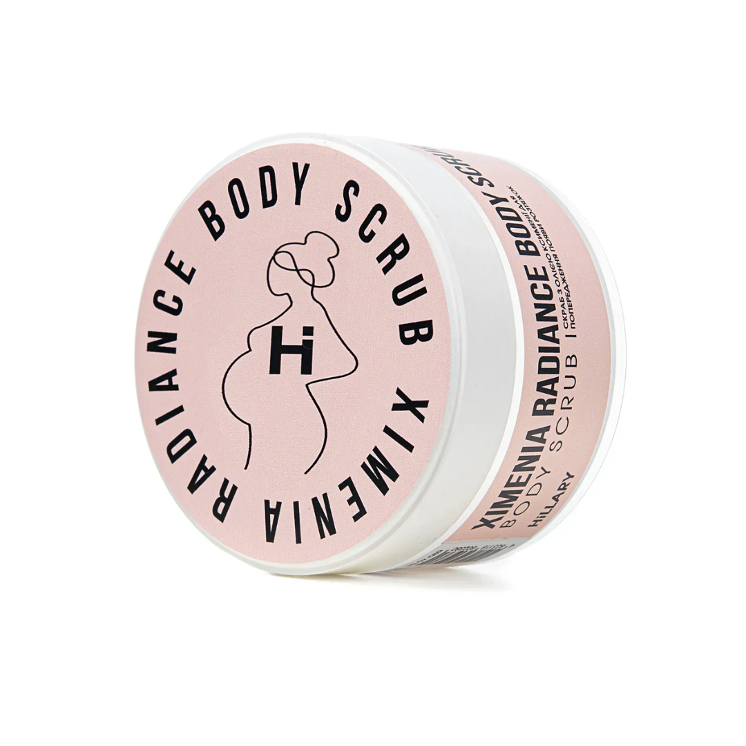 Cкраб з олією ксименії для попередження появи розтяжок Ximenia Radiance Body Scrub, Hillary