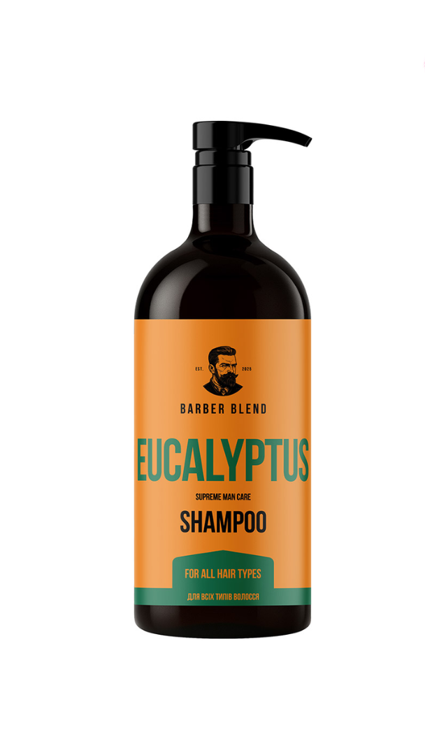 Шампунь для всіх типів волосся Eucalyptus, BARBER BLEND