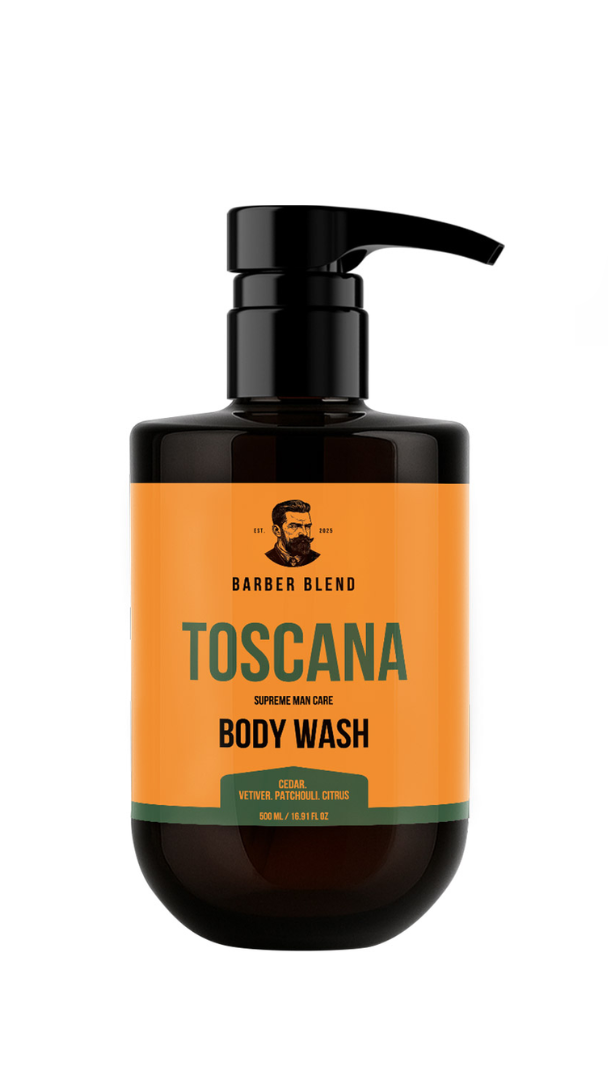 Парфумований гель для душу Toscana для чоловіків, BARBER BLEND