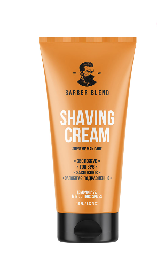 Крем для гоління Shaving Cream, BARBER BLEND