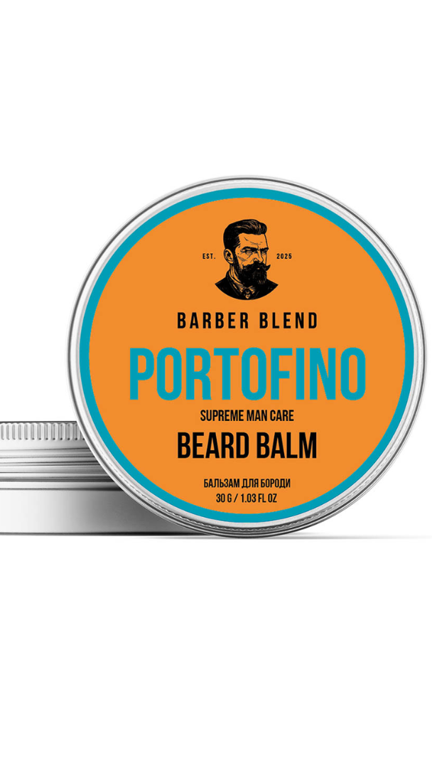 Бальзам для бороди Portofino beard balm Portofino, BARBER BLEND