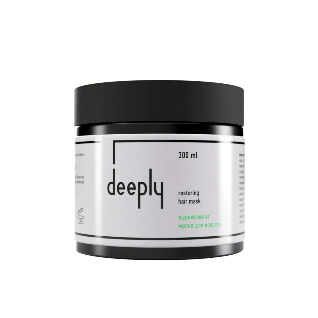 Відновлююча маска для волосся restoring hair mask, deeply