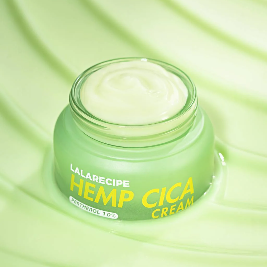 Заспокійливий гель-крем з комплексом СІСА та коноплею Hemp Cica Cream, LALARECIPE