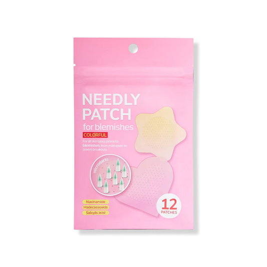 Мікроголкові патчі від прищів 12 шт Patch for blemishes colorful, Needly