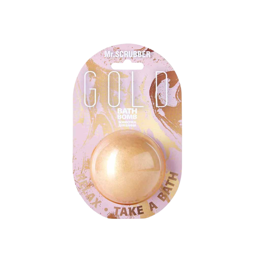 Бомбочка для ванни Gold, Mr.SCRUBBER