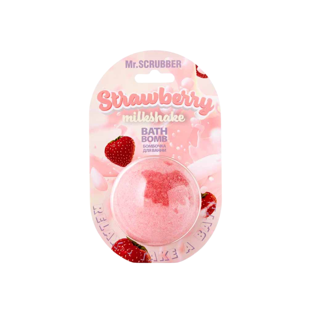 Бомбочка для ванни Strawberry Milkshake, Mr.SCRUBBER