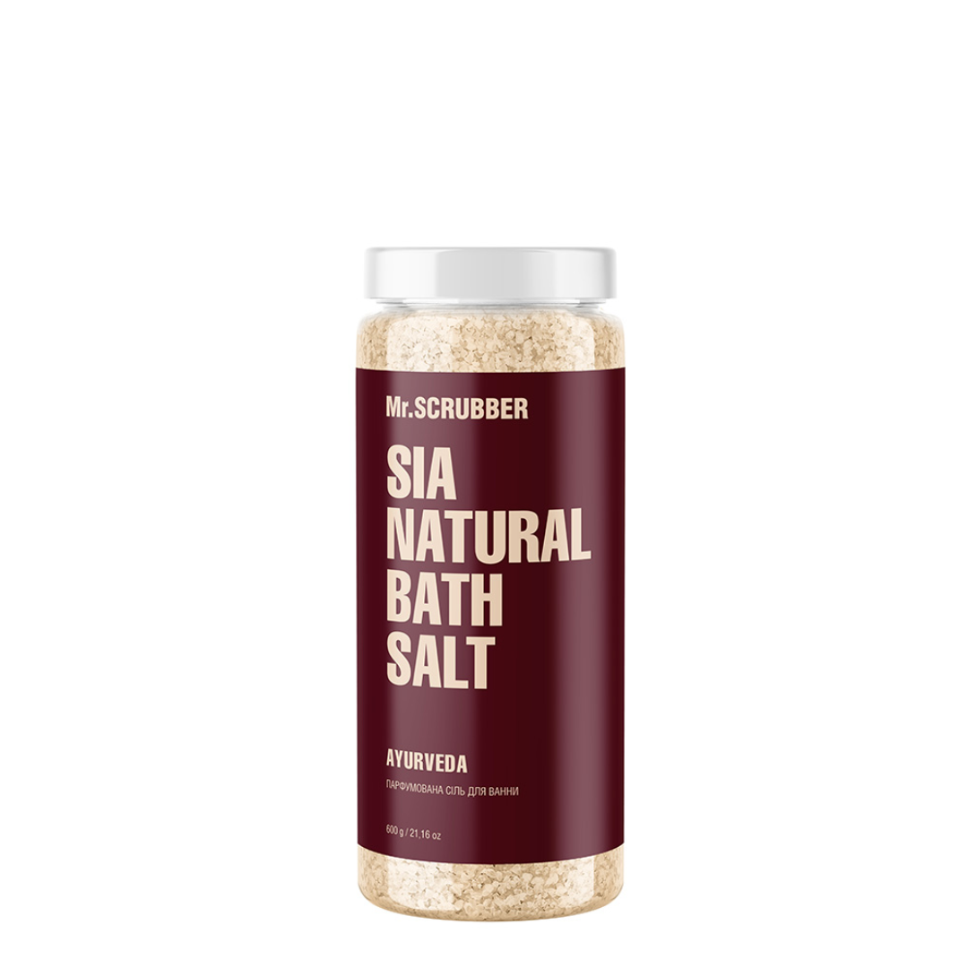 Парфумована сіль для ванни Sia Natural Bath Salt Ayurveda, Mr.SCRUBBER
