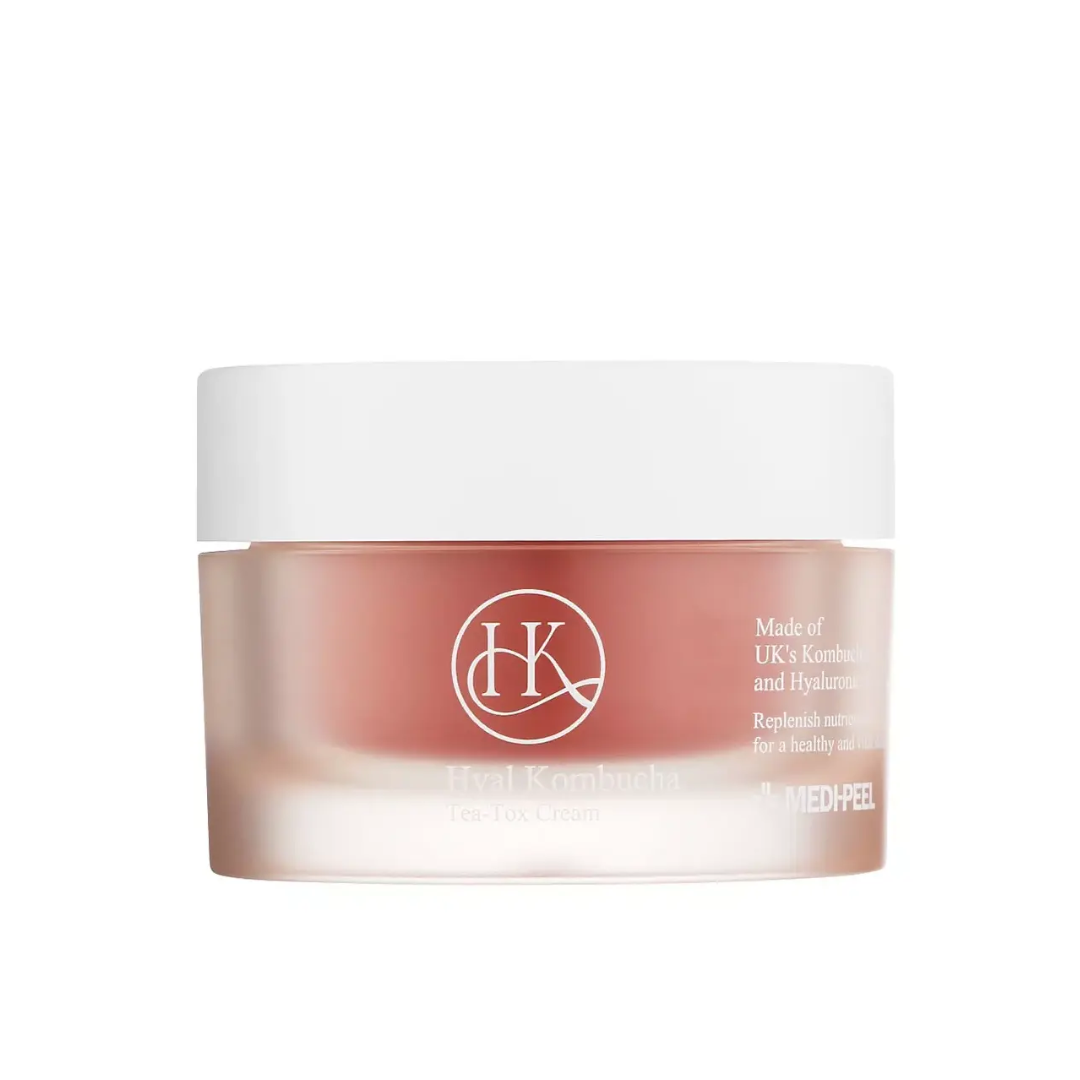 Зволожувальний крем для обличчя із комбучею Hyal Kombucha Tea-Tox Cream, MEDIPEEL