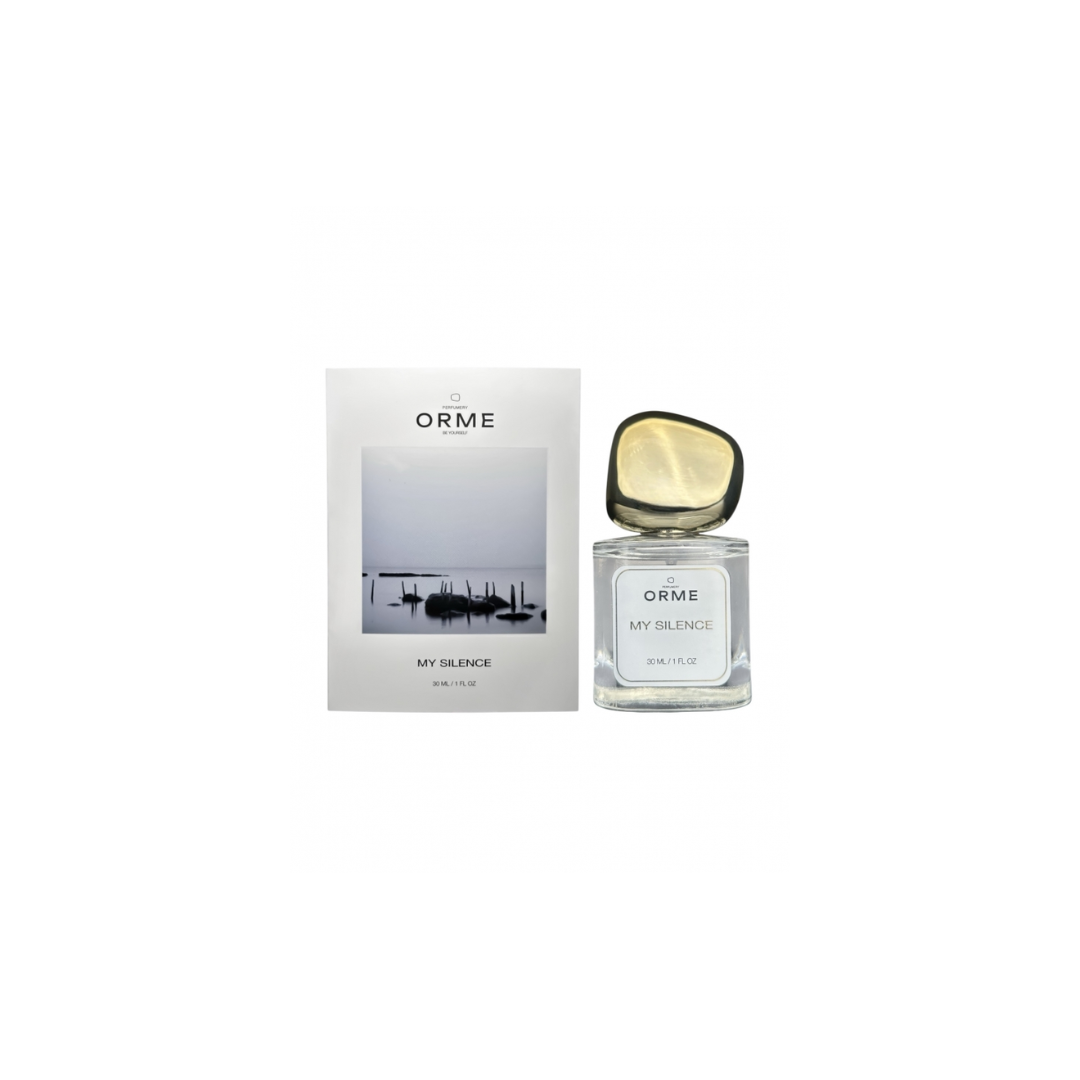 Orme perfume bottle and packaging on a white background