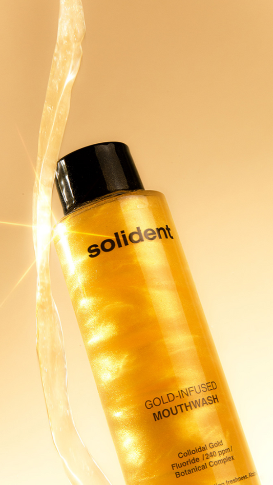 Ополіскувач для ротової порожнини Gold-Infused Mouthwash, Solident