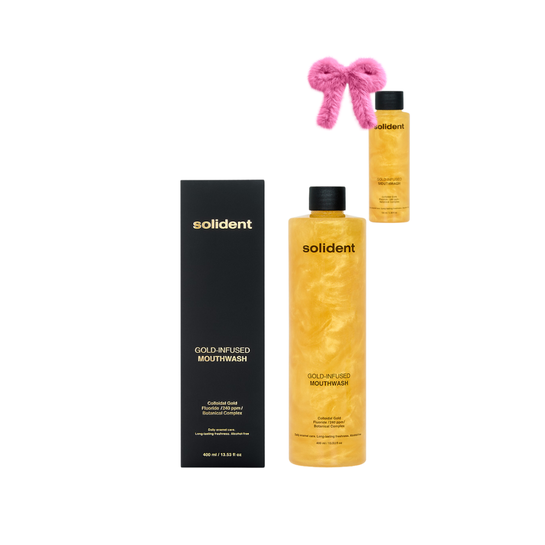 Ополіскувач для ротової порожнини Gold-Infused Mouthwash, Solident