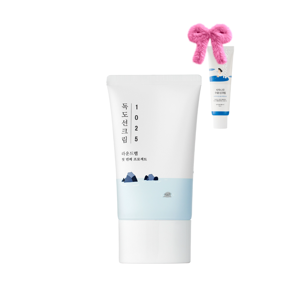 Сонцезахисний крем з морською водою 1025 Dokdo Sunscreen, Round Lab