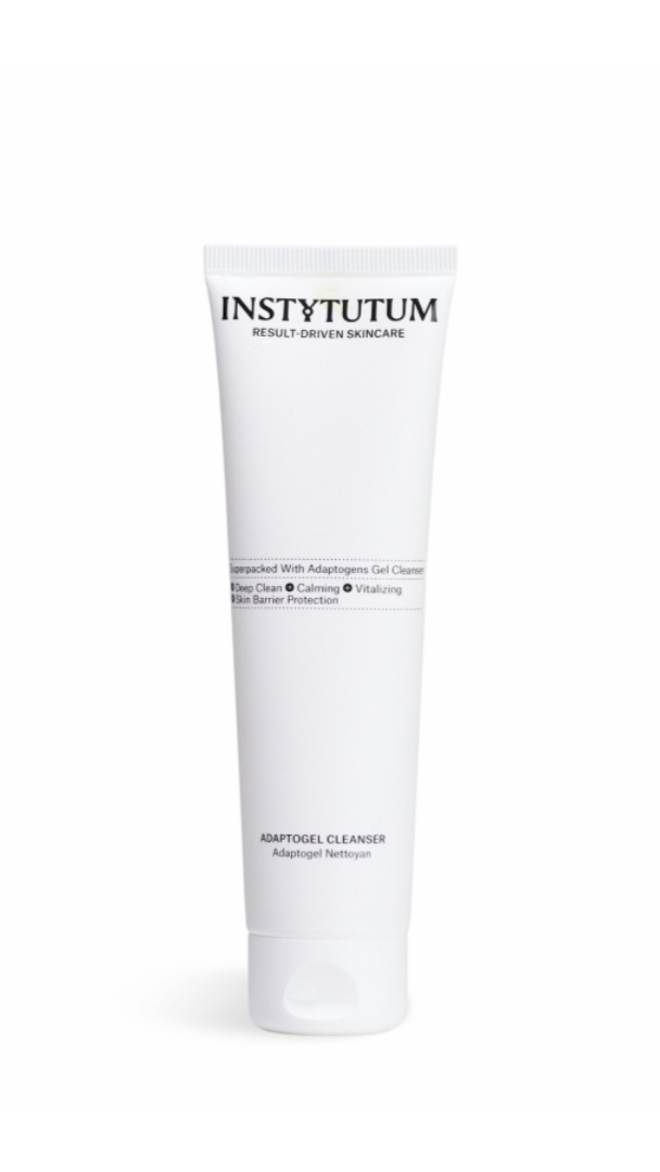 Tube of Instytutum skincare product on a white background